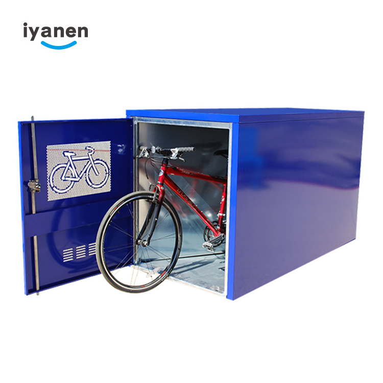 Hot sale good service modern garage waterproof metal tool bicycle cabinet steel bike storage locker