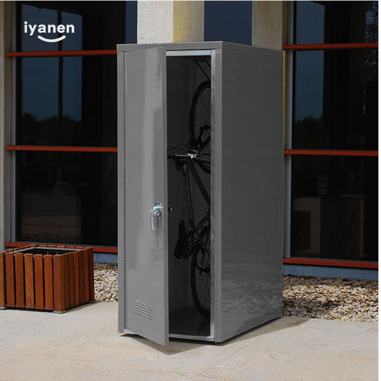 Hot sale good service modern garage waterproof metal tool bicycle cabinet steel bike storage locker