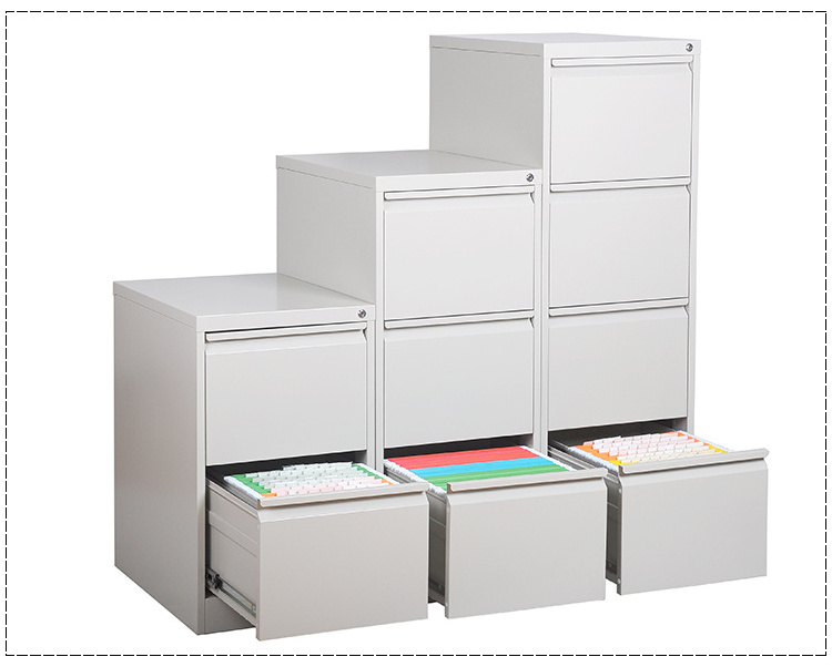 IYANEN office white A4 FC file storage vertical 4 multi drawer metal drawer cabinet steel filing cabinet