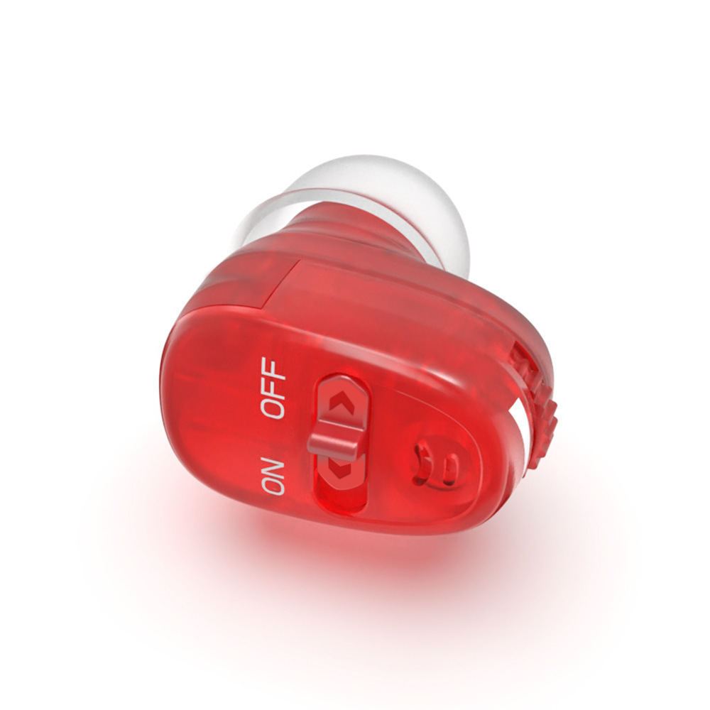 Medical ITE In the ear mini hear aid hearing aids for deafness ear hear aid Beige Red Blue