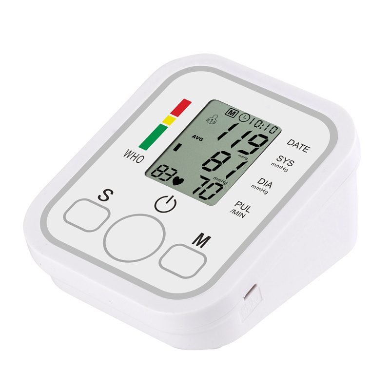 Digital Arm Blood Pressure Meter 32cm Cuff Medical Automatic Pressure Monitor