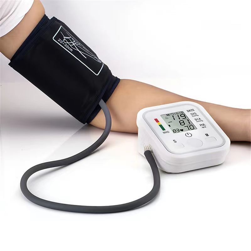 Digital Arm Blood Pressure Meter 32cm Cuff Medical Automatic Pressure Monitor