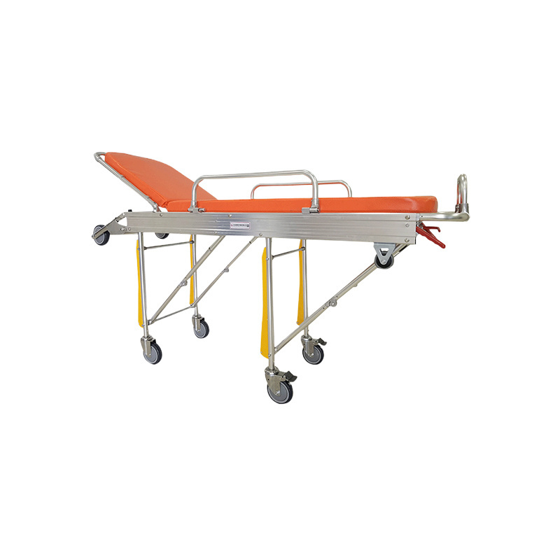 medical equipment one man handle ambulance stretcher trolley patient transfer bed