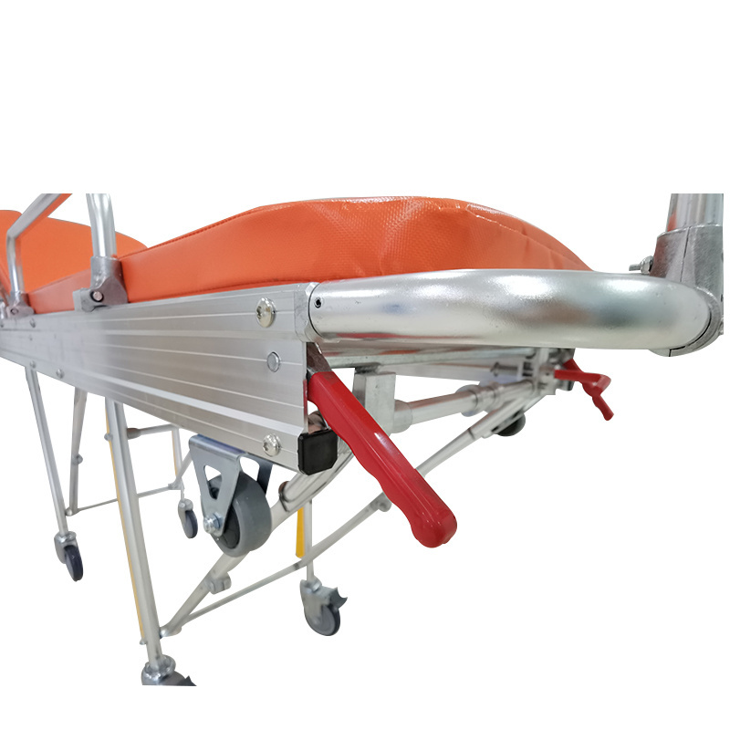 medical equipment one man handle ambulance stretcher trolley patient transfer bed