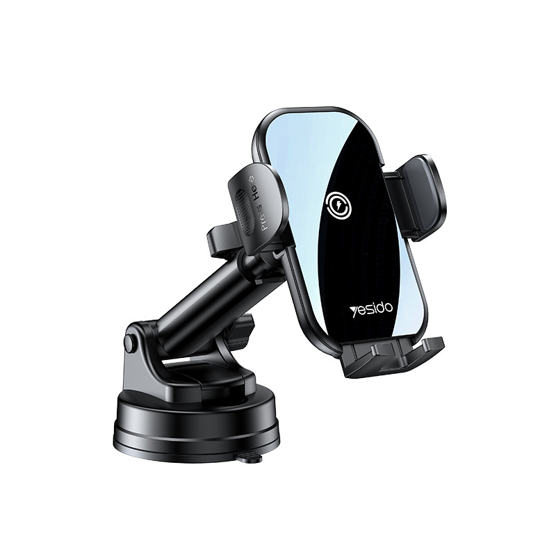 C197 Wholesale 15W Fast Charging Wireless Car Charger 360 Rotating Suction Cup Air Vent Phone Holder For IP