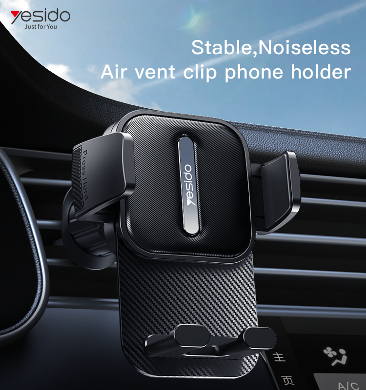 Yesido C167 Private Mold Air Vent Phone Holder Adjustable Portable Car Holder For All Mobile Phone