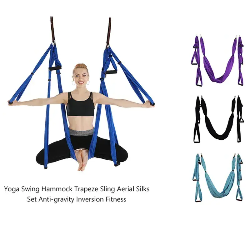 New Product Aerial Yoga Hammock Set larger swing seat High Load Capacity Yoga Hammock