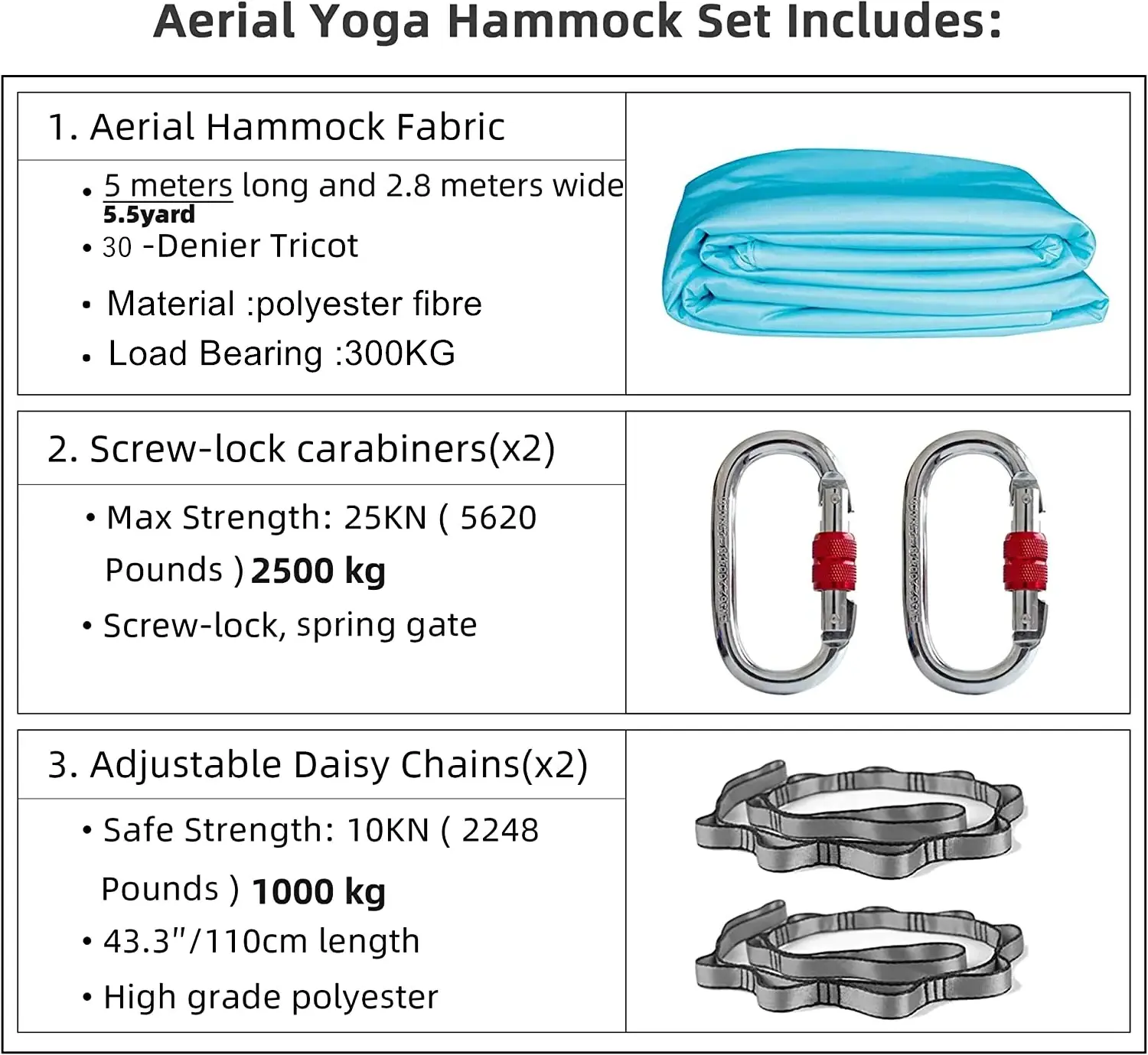 Nylon Indoor Comfortable Yoga Hammock Sensory Adjustable Aerial Yoga Hammock Set For Yoga Club