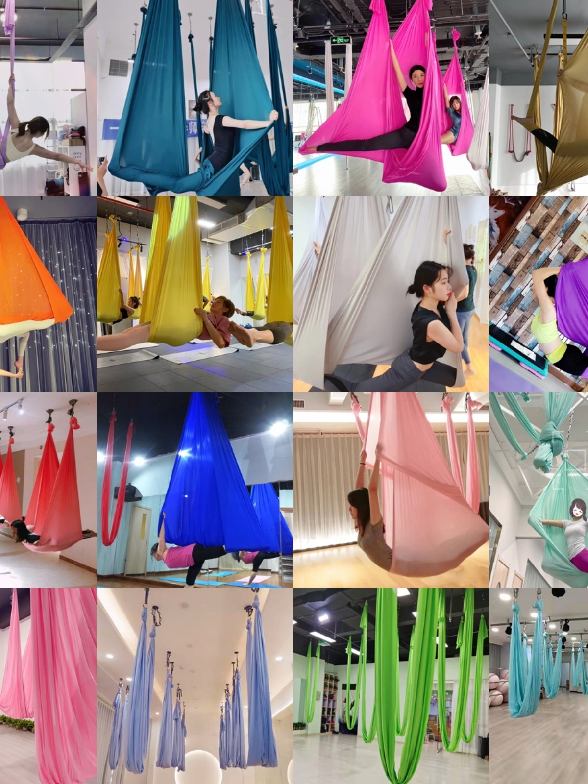 Yoga Hammock aerial yoga hammock Children's Elastic Aerial Swing Deep Pressure Therapy Sensory For Kids nylon kids