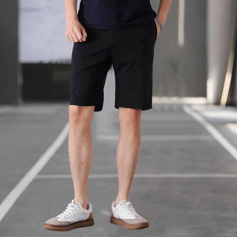 2024 Summer New Quick Drying Casual Shorts Men's Plus Size Loose Cotton Stretch Lightweight Men Football Basketball Shorts