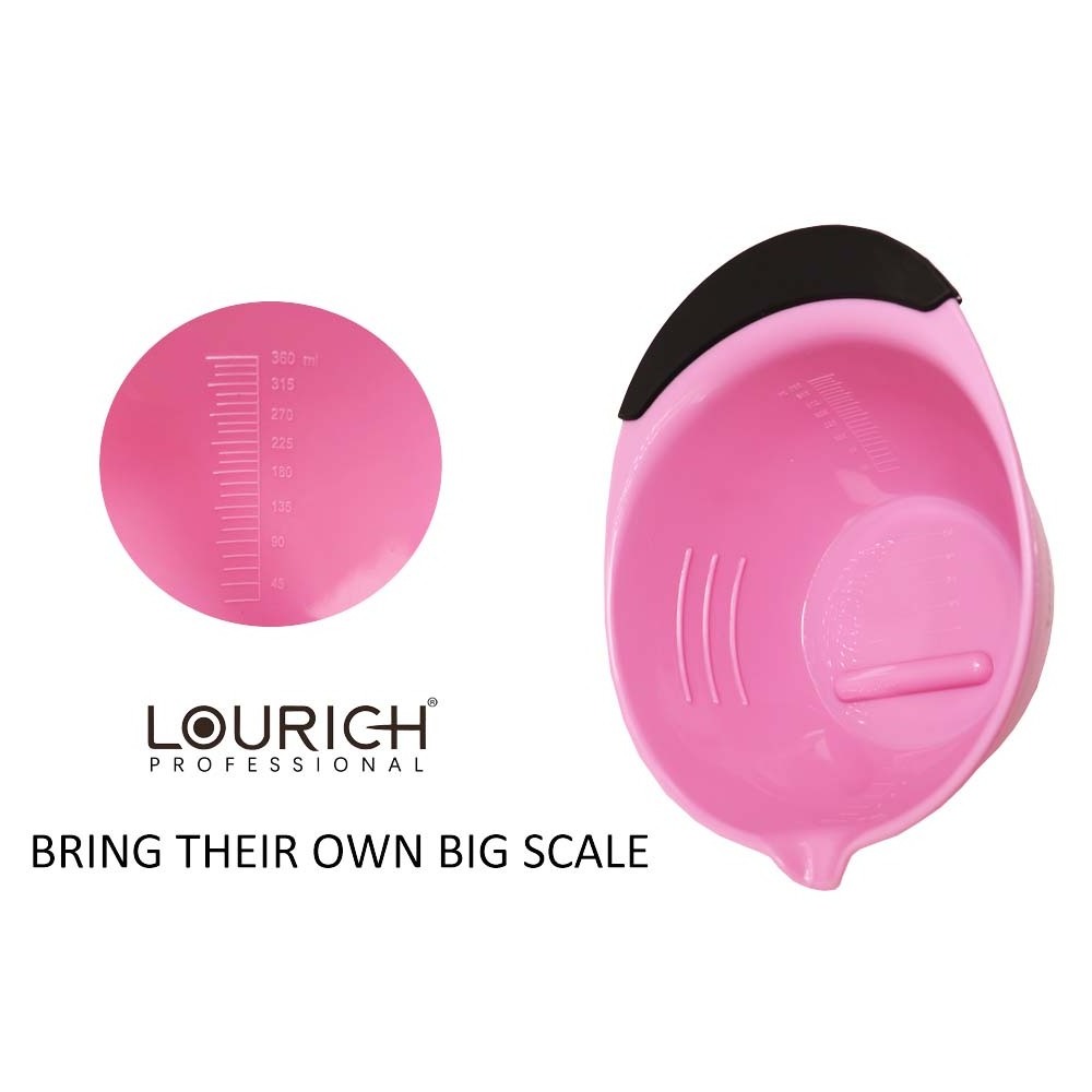 OEM premium salon material texuture customized hair salon shampoo hair bleaching pink hair dye bowl