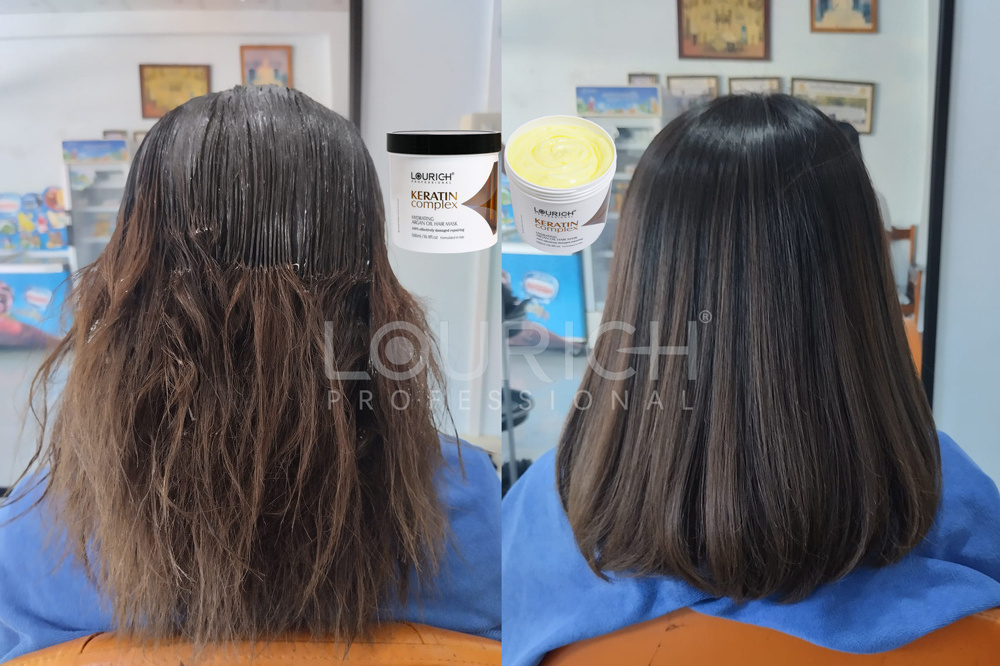 OEM Keratin Collagen Hair Treatment Spa Collagen Treatment Natural Moisturizing Repair Hair Mask