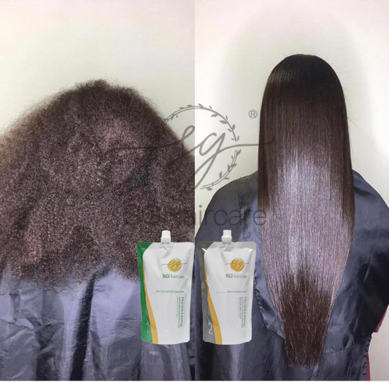 Long Lasting Smooth And Shine Best Permanent Keratin Collagen Hair Rebonding Treatment Hair Straightening Perming Cream