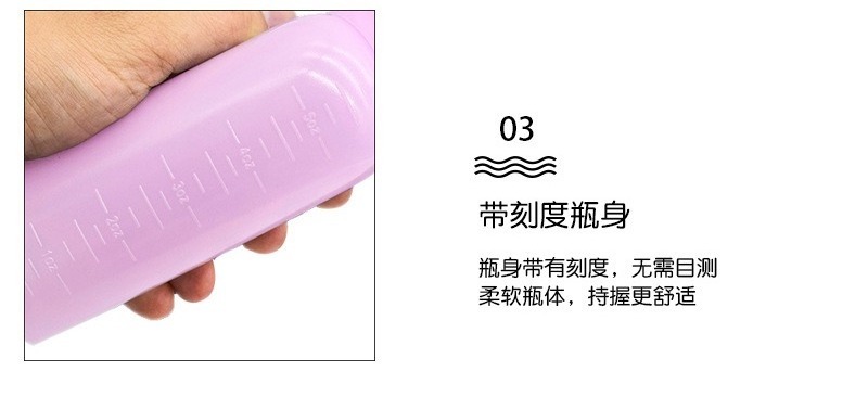 Hairdressing Dry Cleaning Salon Hair Dry Cleaning Bottle Shampoo Hair Oil Dye Applicator Bottle With Comb