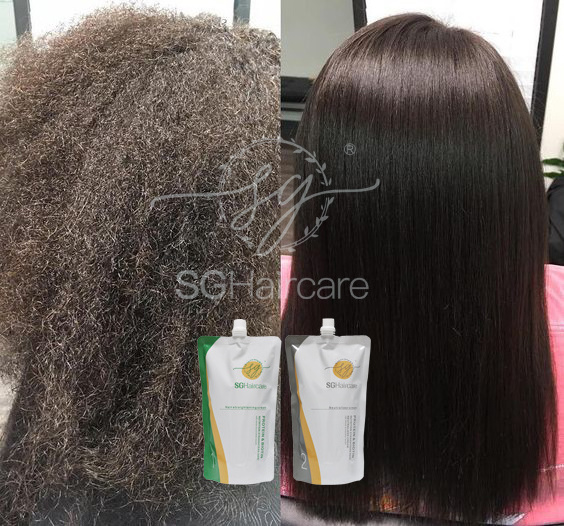 Long Lasting Smooth And Shine Best Permanent Keratin Collagen Hair Rebonding Treatment Hair Straightening Perming Cream