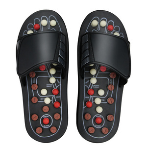 Feet Massage Slippers Foot Reflexology Acupuncture Therapy Massager Walk Stone Shoes Acupuncture Cobblestone Massager