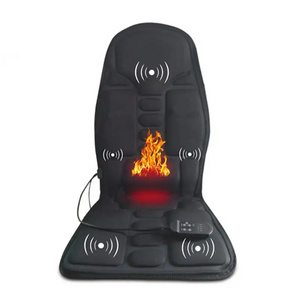 Electric portable buttocks massage mat home car seat cushion massager back neck heated massage cushion chair