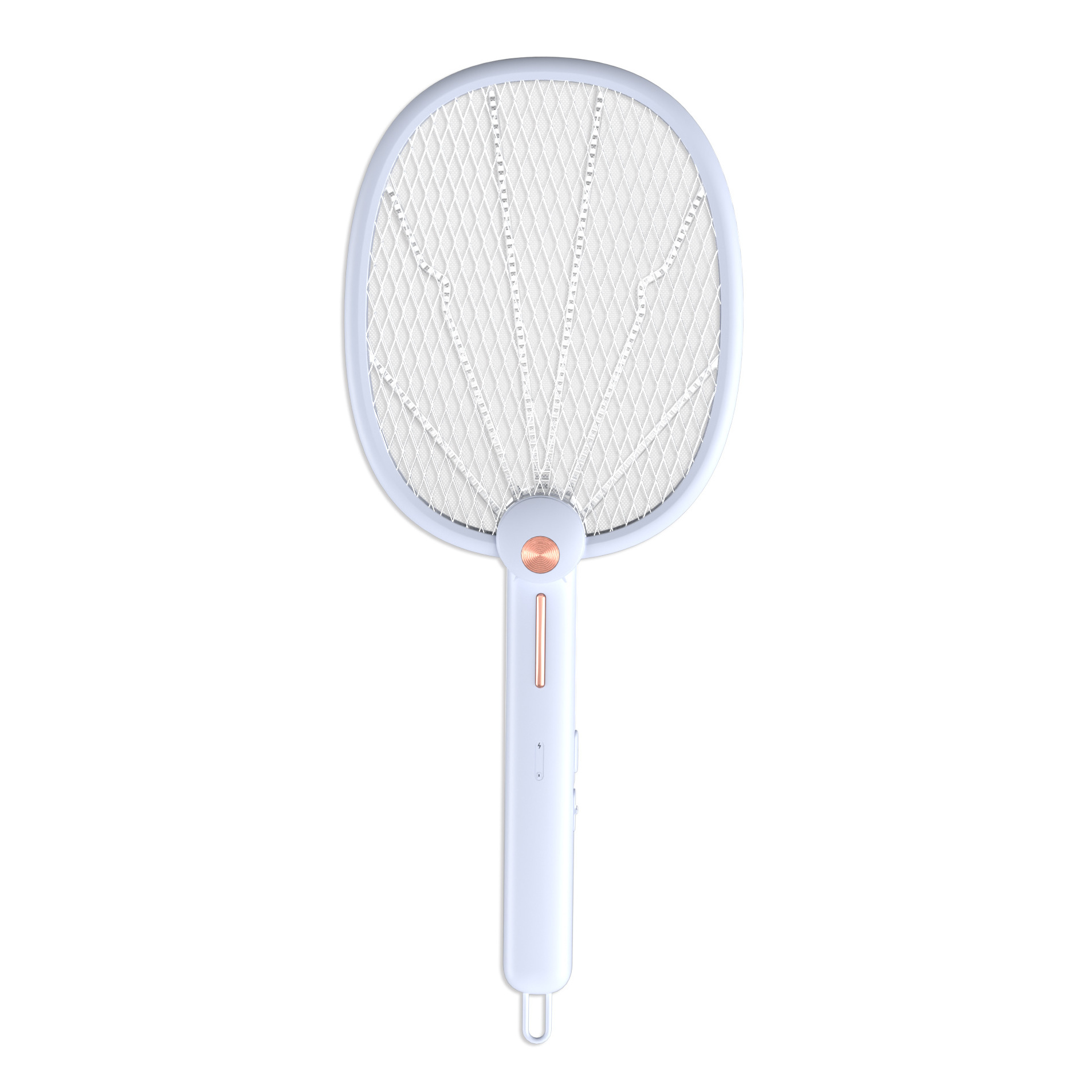 Electric Fly Swatter Led Light Rotating folding electric mosquito swatter Rechargeable Fly Mosquito Racket Killer Lamp