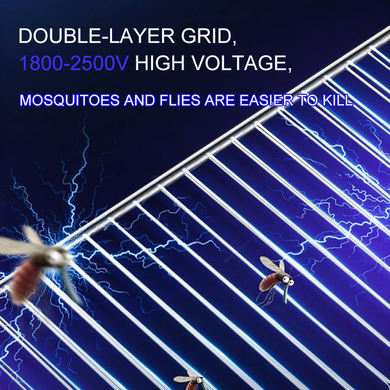 Wholesale 30W 1800-2500V Effective UV LED Lamp Ultra Slim Freight Saving Mosquito Repellent Insect Killer Bug Zappers