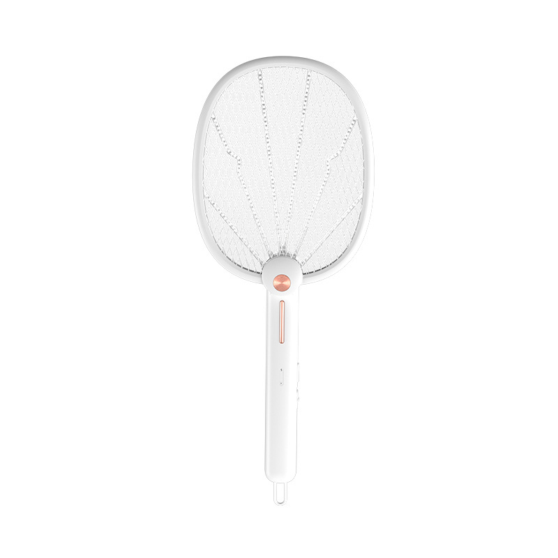 High quality rechargeable mosquito ABS racket double mesh electric fly swatter killer