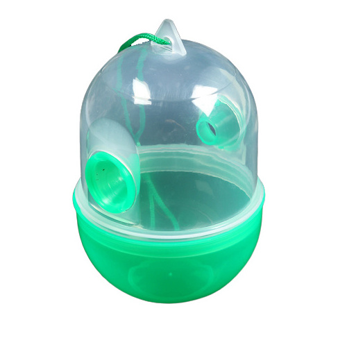 Plastic green insect wasp outdoor bee catchers hanging fly sticky trap device