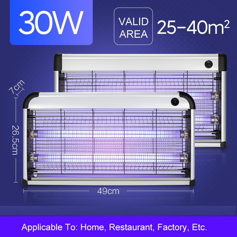 Wholesale 30W 1800-2500V Effective UV LED Lamp Ultra Slim Freight Saving Mosquito Repellent Insect Killer Bug Zappers