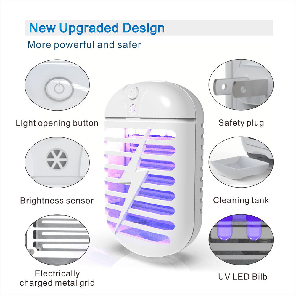 Original design US/UK/EU Plug in Mosquito Killer Lamp indoor electric fly insect Bug Zapper