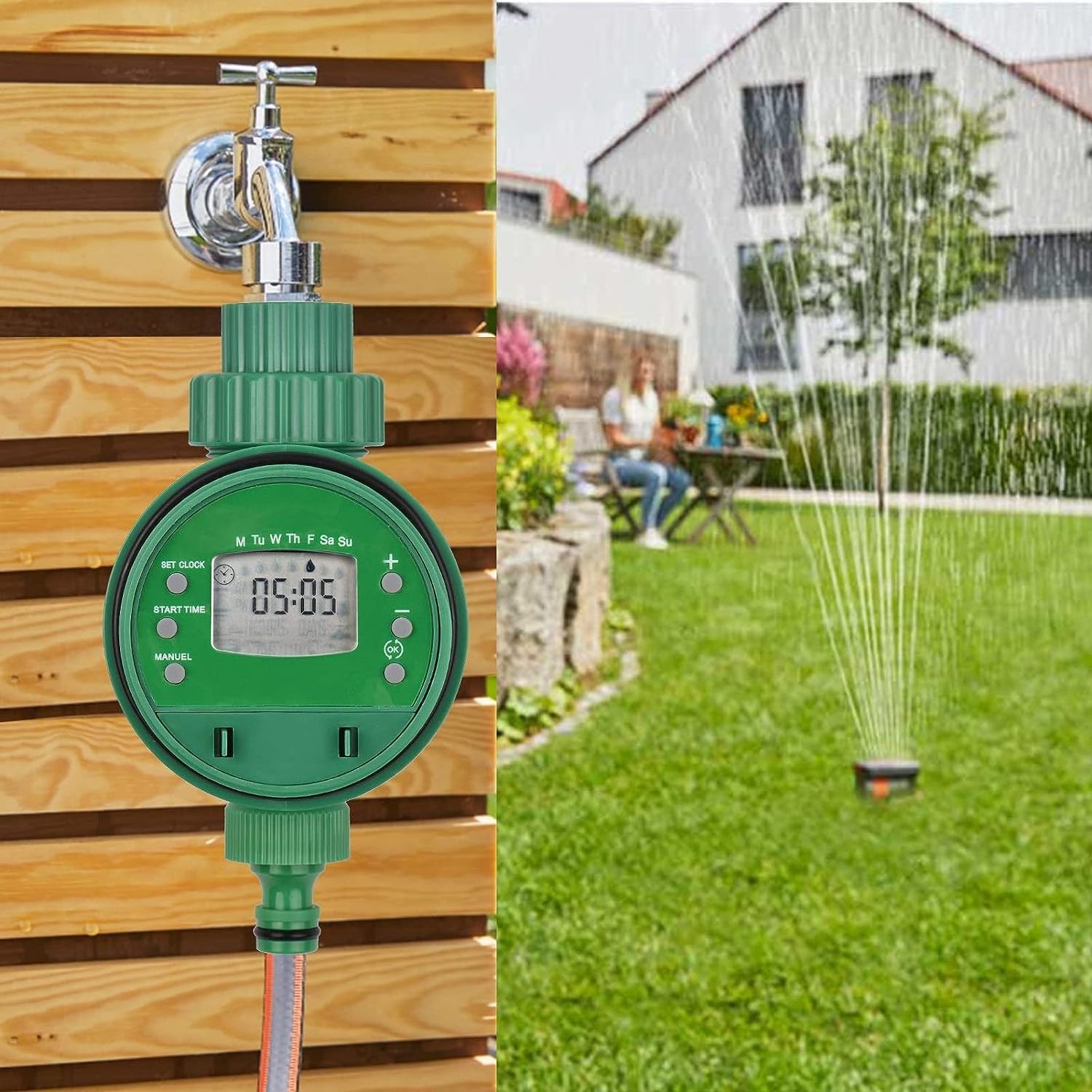 Garden Plant Automatic Tap Timer Watering Timer Digital Programmable Irrigation Timer Controller