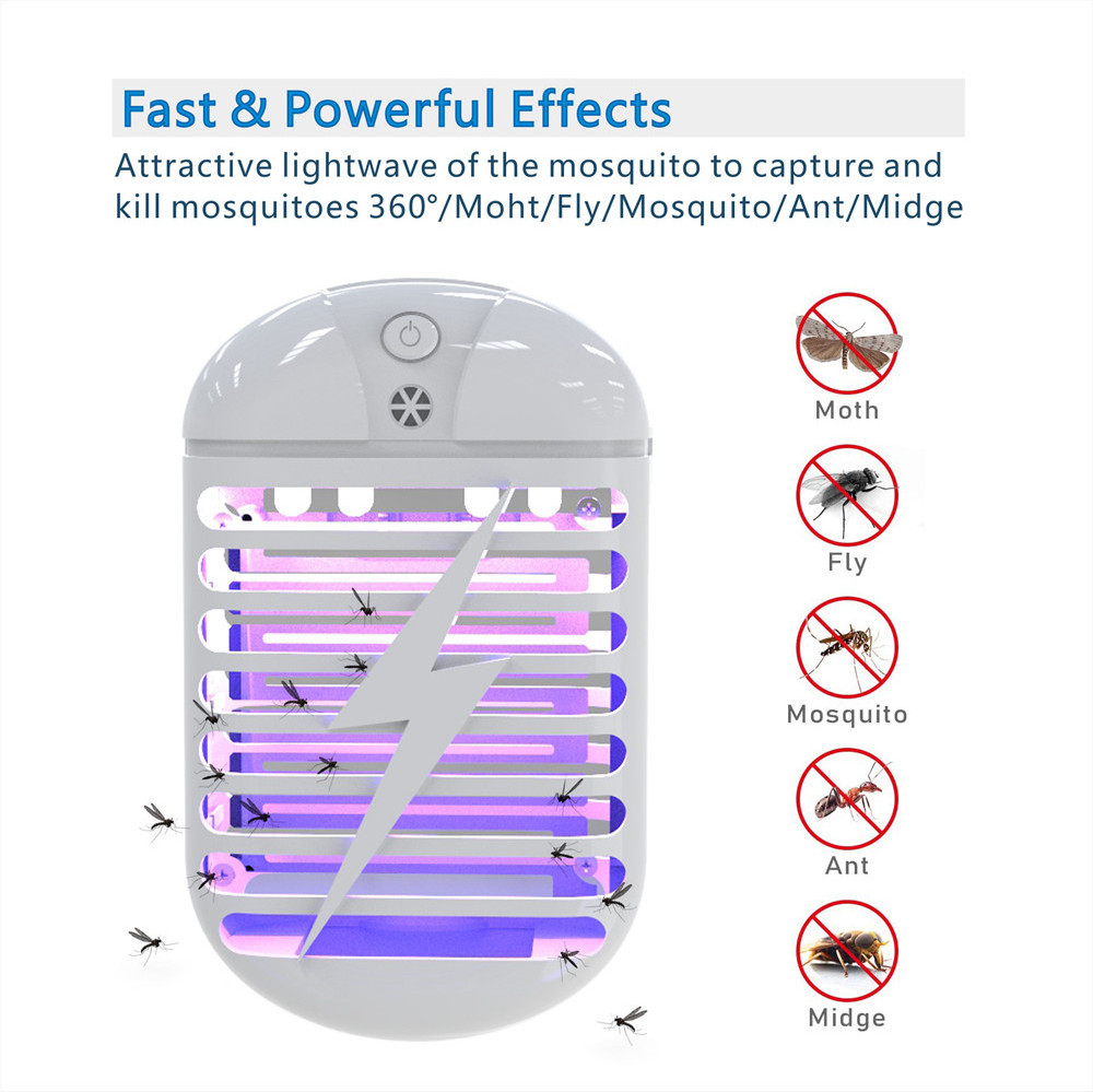 Original design US/UK/EU Plug in Mosquito Killer Lamp indoor electric fly insect Bug Zapper