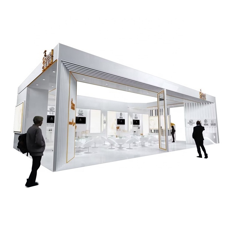 IZEXPO 30MINS ASSEMBLY 20x40ft 6*12m large cosmetic exhibition booth trade show stand