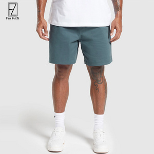 Summer Men Street Wear Custom Cargo Shorts for Men Embroidery 6 Inches Inseam  Woven Fabric Shorts Men