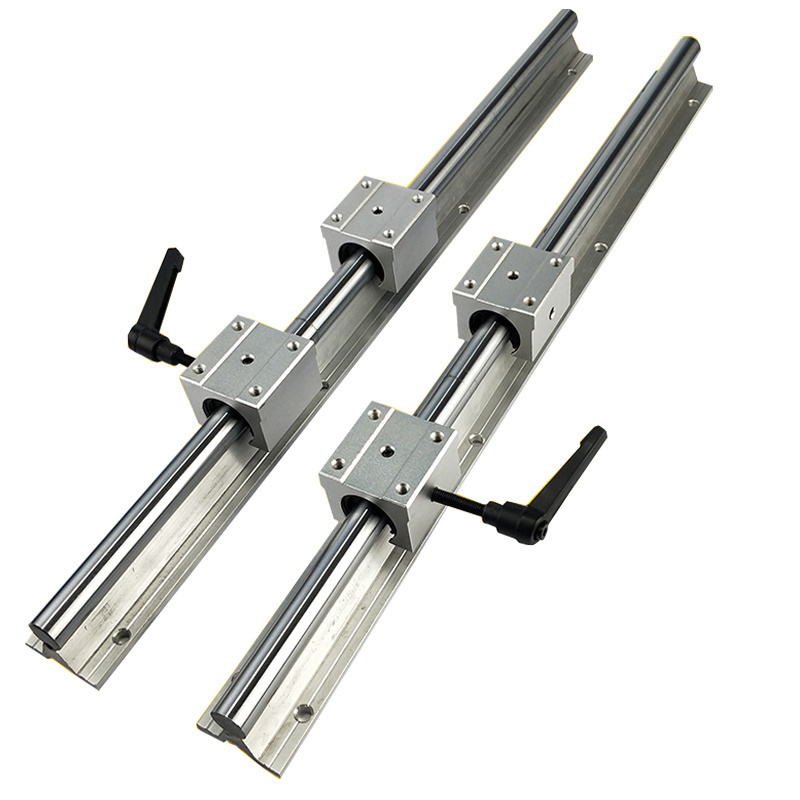 2set Linear Rail SBR12 300 400 500 600 700 800 900 1000mm 1200mm 2pcs Linear Guide SBR12 + 4pcs SBR12UU Blocks for CNC Part