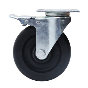 Special price 3/4/5/6 inch, heavy-duty high-temperature resistant caster universal wheel with brake