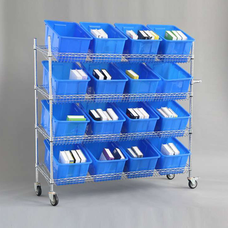 E-commerce pick-up truck Pick-up truck warehouse goods display rack multi-functional trolley