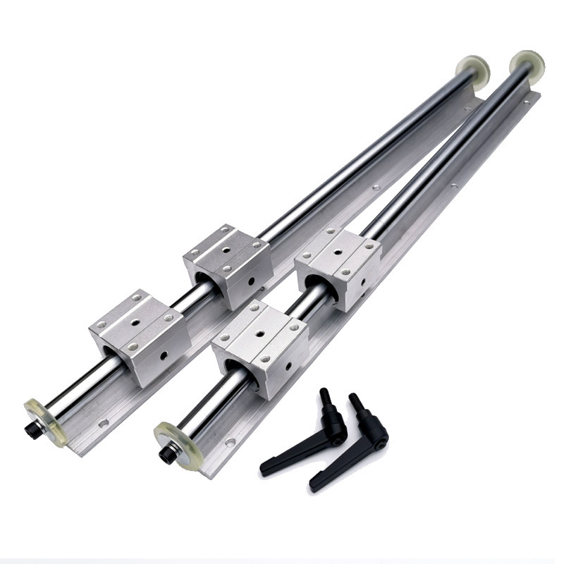 2set Linear Rail SBR12 300 400 500 600 700 800 900 1000mm 1200mm 2pcs Linear Guide SBR12 + 4pcs SBR12UU Blocks for CNC Part