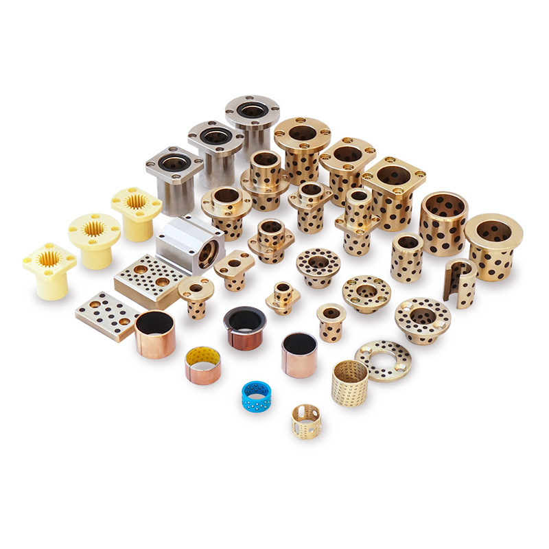 2022 Hot Selling Oil-Free Self-Lubricating Brass Carbon Bushing Graphite Bearings