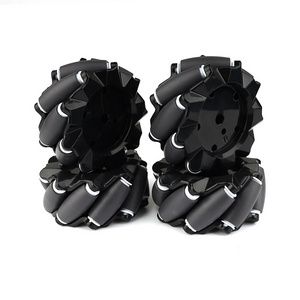 80MM-A Black Solid Rubber Tires For Toy Cars Radio Control Toys Go Karts Mecanum Wheel