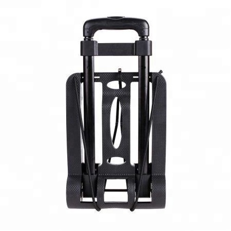 Wholesale Folding Luggage Cart with 2 Wheels Lightweight Plastic Luggage Trolley Hand Truck for camping