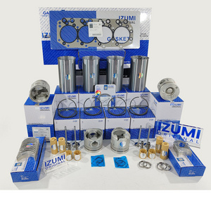 IZUMI ORIGINAL Engine Rebuild Parts 4JG1 4JG2 4JB1 4JA1 6HK1 6BD1 CYLINDER PISTON LINER KIT for Hitachi ISUZU