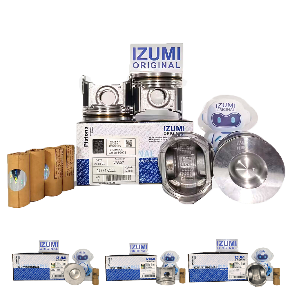 IZUMI Kubota For V2203 Engine Piston Overhaul Kit 4 Cylinder V2203 Diesel Engine Repair Rebuild Kit For Excavator