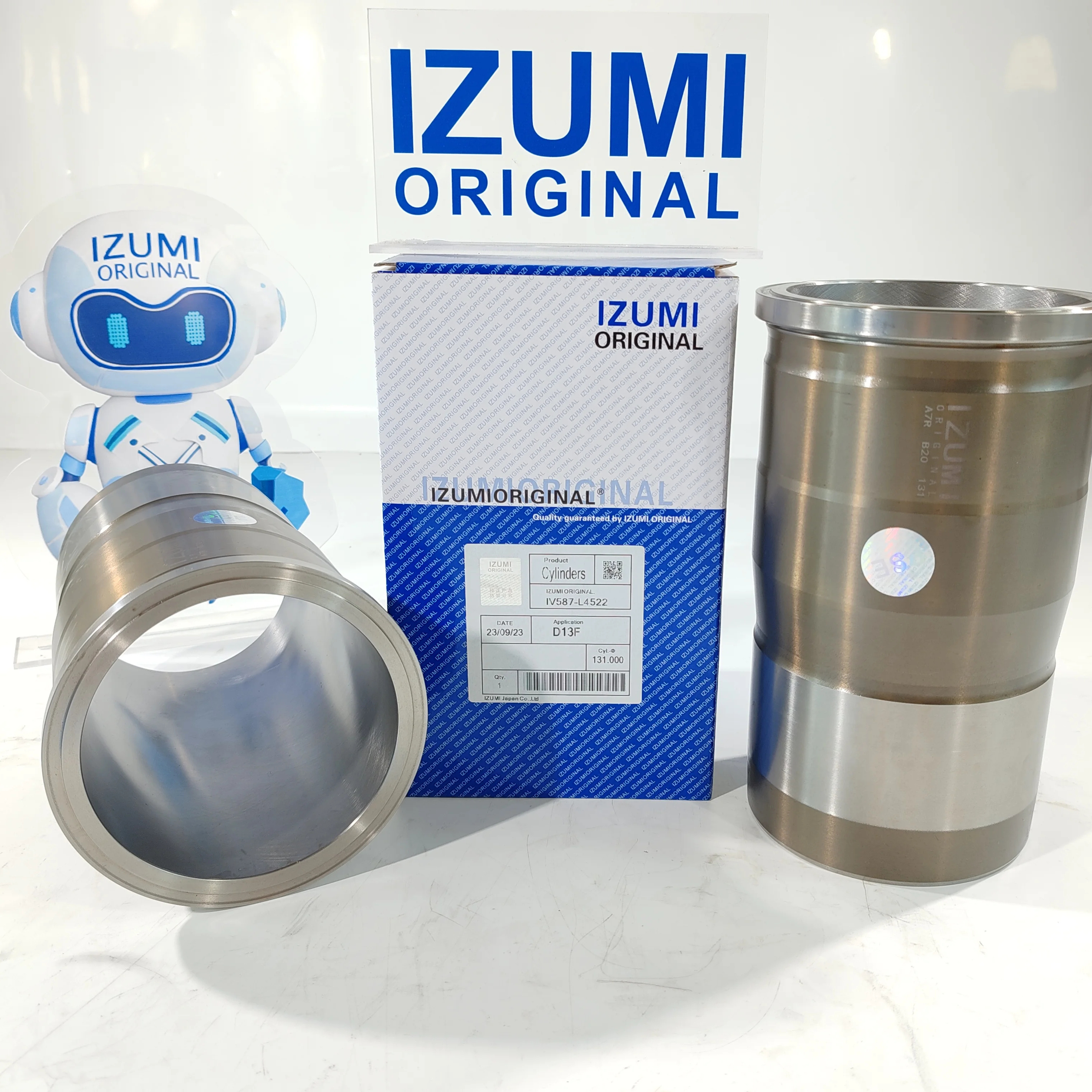 IZUMI engine parts D13F liner kit D16A D16B D13A D13H D12D Cylinder Liner MACHINERY engine parts For Volvo