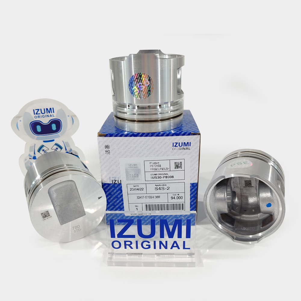 IZUMI ORIGINAL auto parts S4S S4S-1 00100 engine piston S6S S4E S6E S4F S3E for MITSUBISHI 6D16 6D34 engine and engine parts