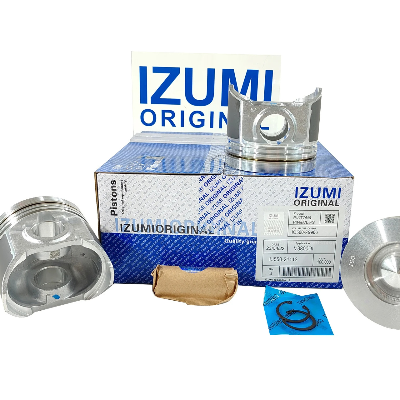 IZUMI ORIGINAL motor piston kit V3800 21112 izumi part V3300T V3307 V3600 piston For kubota excavators engine parts