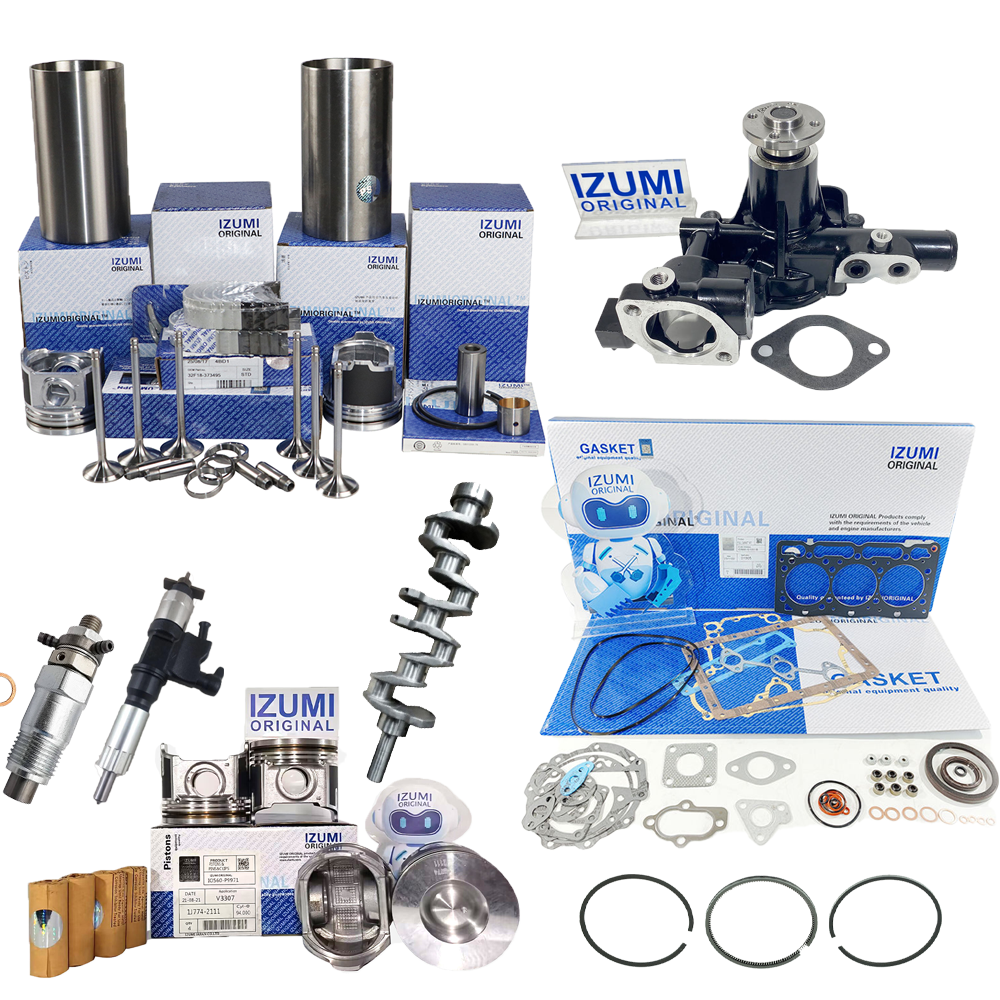 IZUMI Kubota For V2203 Engine Piston Overhaul Kit 4 Cylinder V2203 Diesel Engine Repair Rebuild Kit For Excavator