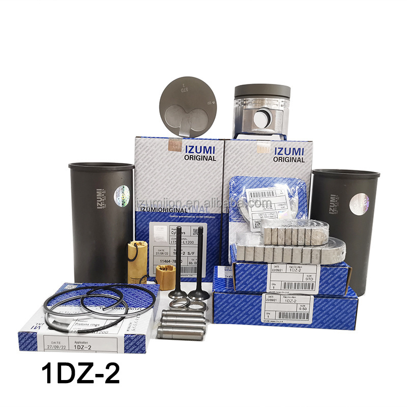 IZUMI ORIGINAL machinery engine parts 1DZ-2 1DZ-1 1KD 2KD piston kit cylinder sleeve liner set for TOYOTA engine