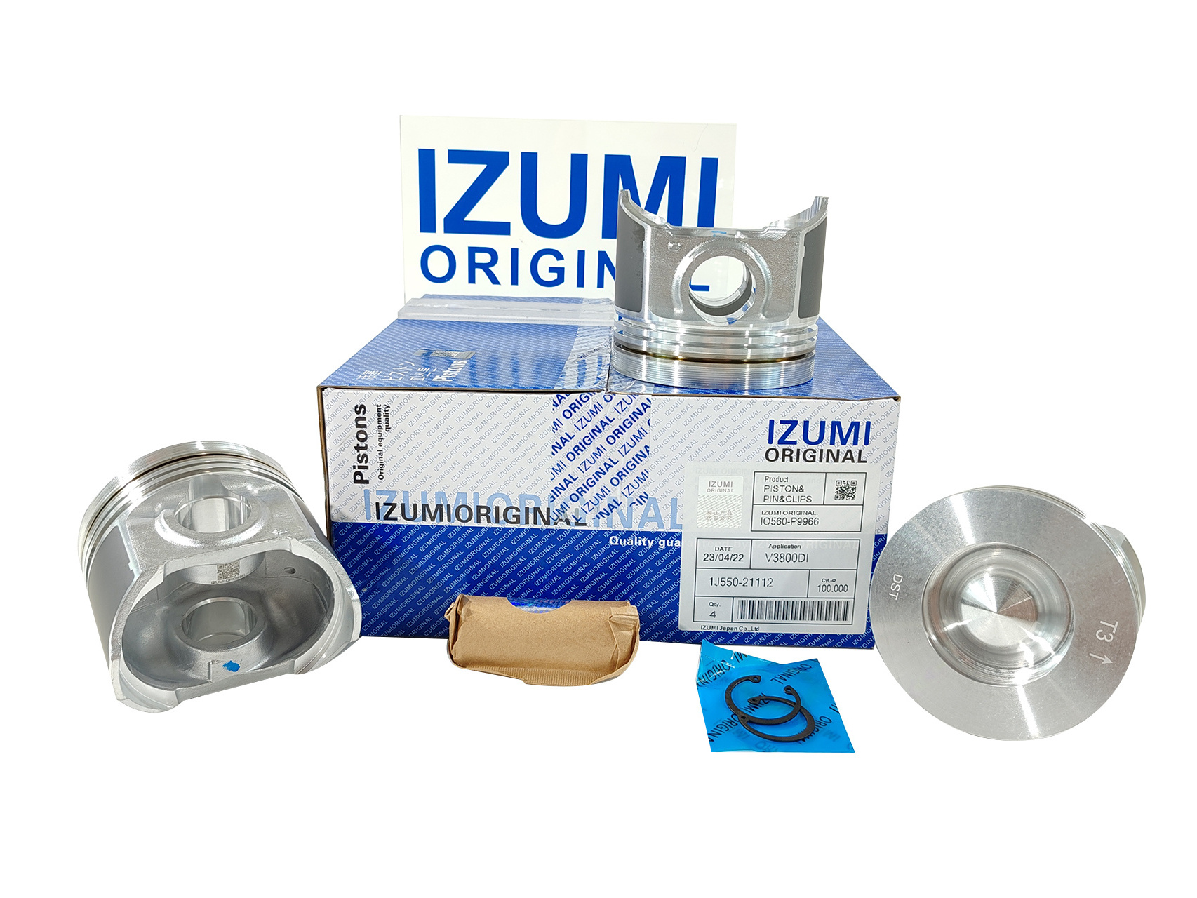 IZUMI ORIGINAL motor piston kit V3800 21112 izumi part V3300T V3307 V3600 piston For kubota excavators engine parts