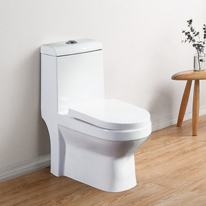 Goode Prices Bathroom One Piece Toilet Wash Down Toilet for Middle East Market