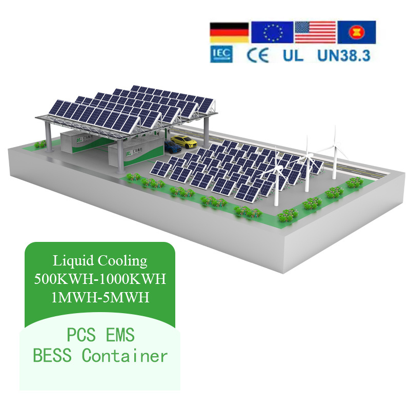 ESS 55KWh 100KWh 150kwh 200KWh Lithium Battery Power Pack Hybrid Solar Energy System Projects Commercial Solar Battery Storage