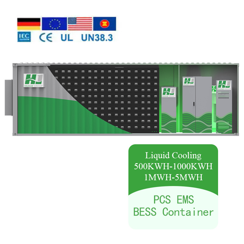 ESS 55KWh 100KWh 150kwh 200KWh Lithium Battery Power Pack Hybrid Solar Energy System Projects Commercial Solar Battery Storage