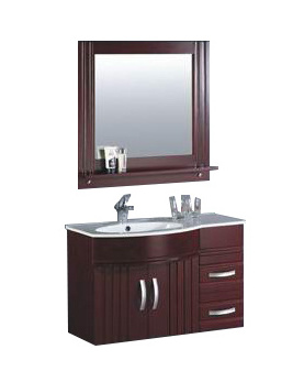 2019  China Wholesale Modern PVC Bathroom Vanity Cabinet  For Sale